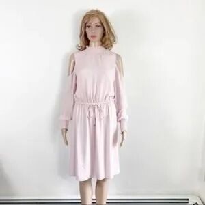 Ivanka Trump Blush Pink Cold Shoulder Dress